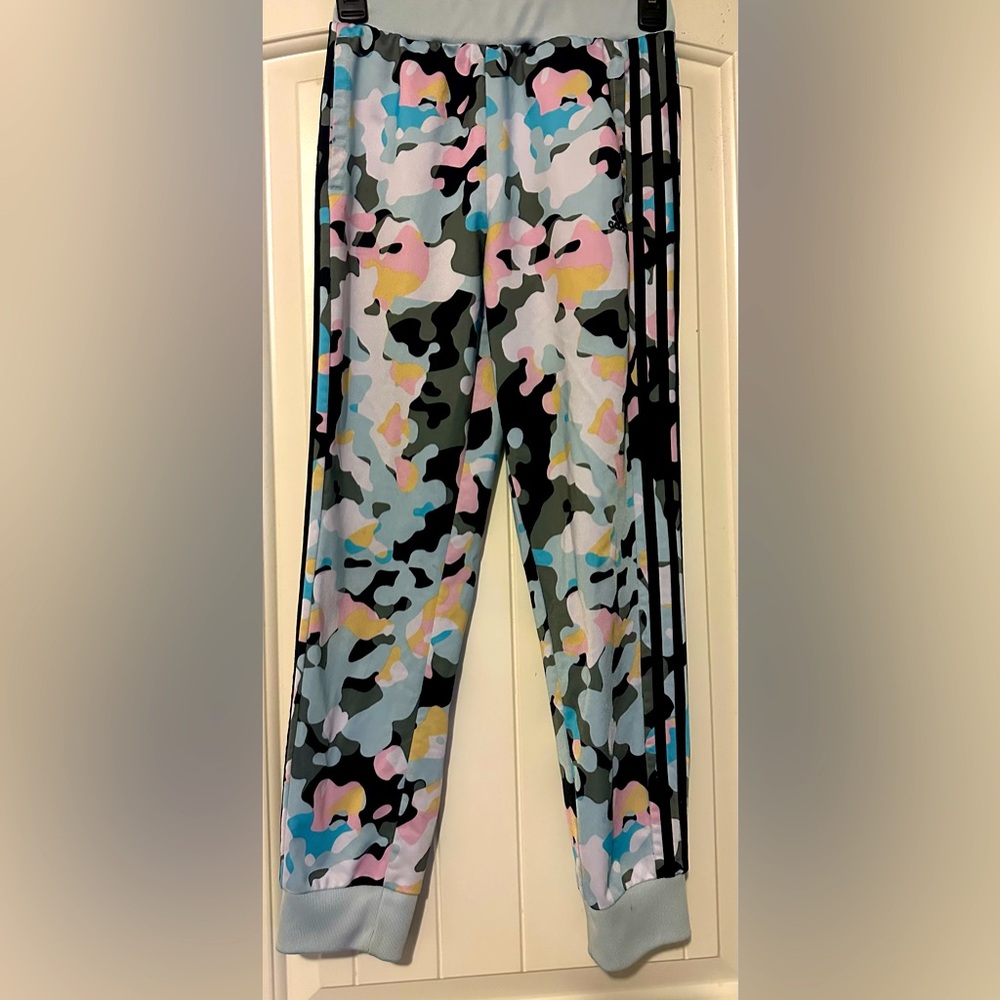 Adidas Printed Joggers Sz M 10-12